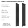 Напольный Алюминиевый секционный радиатор отопления для панорамных окон PA2.2000